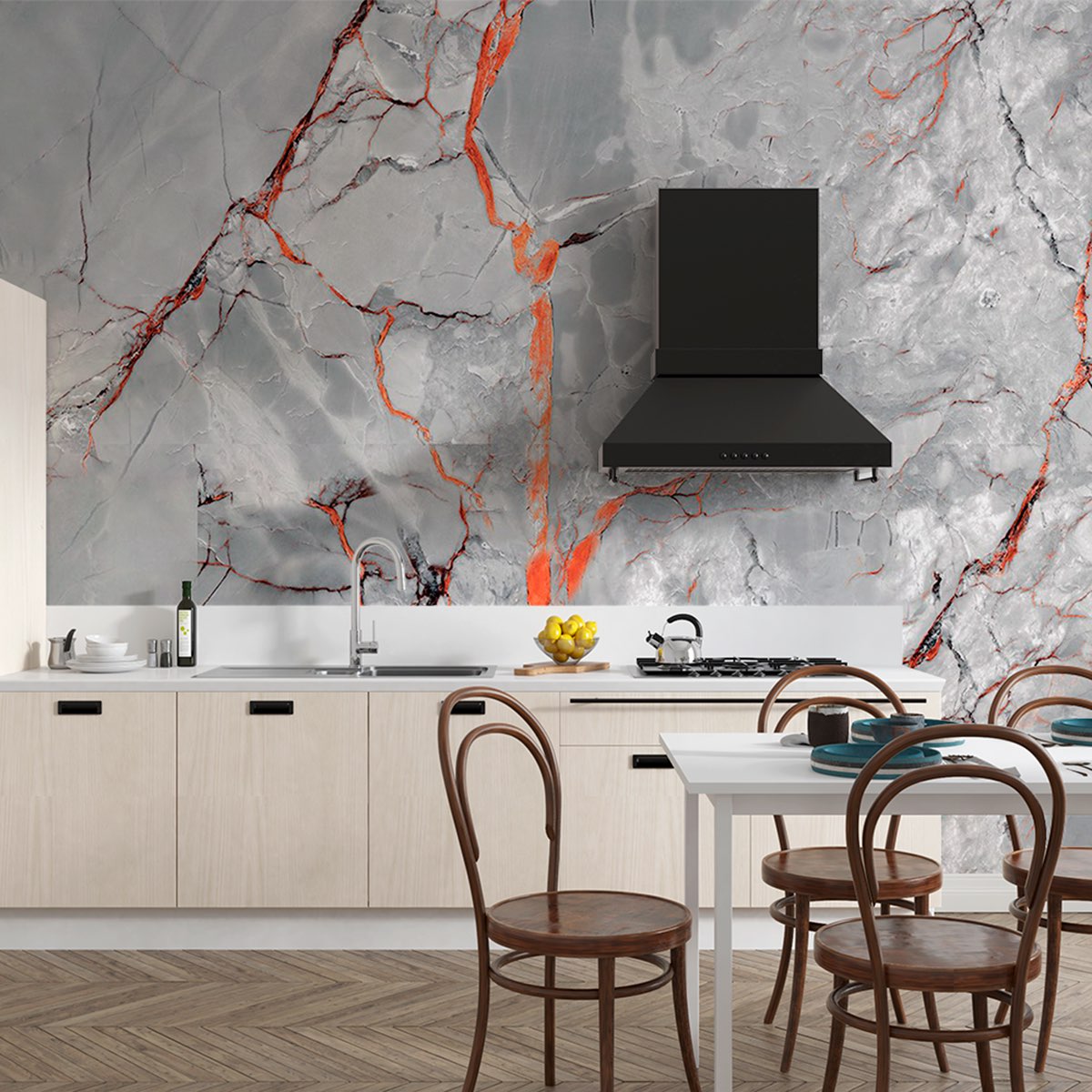 Marbled Vinyl Tiles (2.7 m x 1 m)